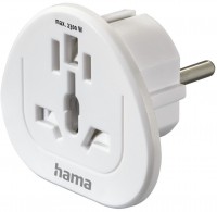 Reiseadapter (Welt>Europa) weiß