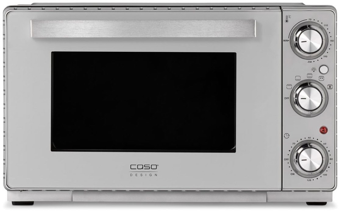 TO 26 Silver Style Mini-Backofen silber