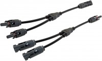 Solarstecker 2in1 Adapterkabel (20cm) (2Stk.) schwarz