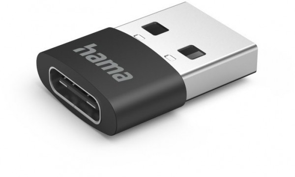 USB-C-Adapter (3Stk.) USB-A-Stecker>USB-C-Buchse schwarz