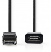 CCGB37150BK02 DP-Kabel (0,2m) schwarz DisplayPort-Stecker>HDMI-Buchse