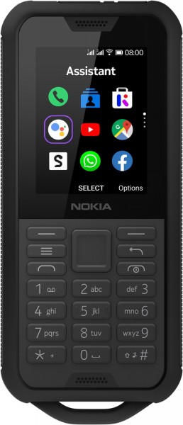 800 Tough Dual-SIM Tasten Handy schwarz
