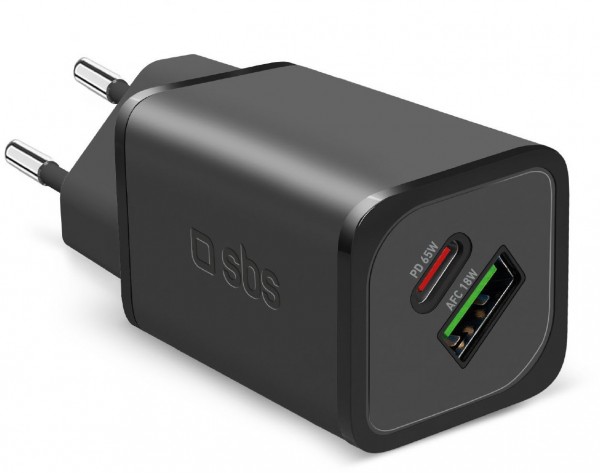 USB-C/USB NanoTube-Ladegerät (65W) schwarz