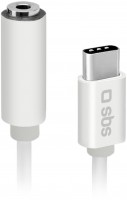 USB Type-C > 3,5mm Klinke (9cm) weiß