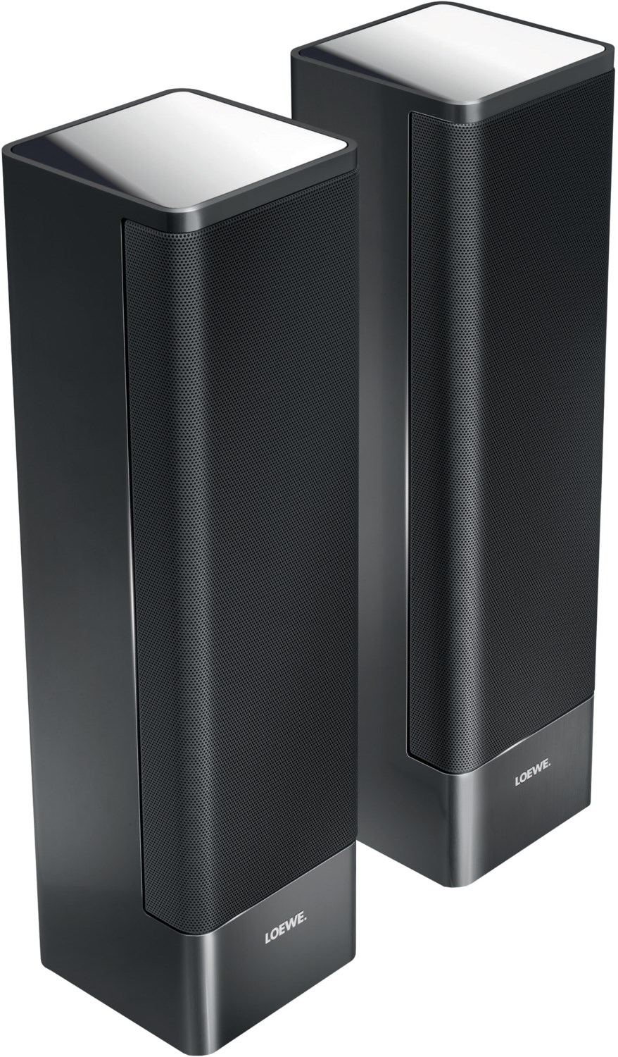 Image of Ind. Sound Multiroom Speaker /Paar On Wall Lautsprecher alu-schwarz