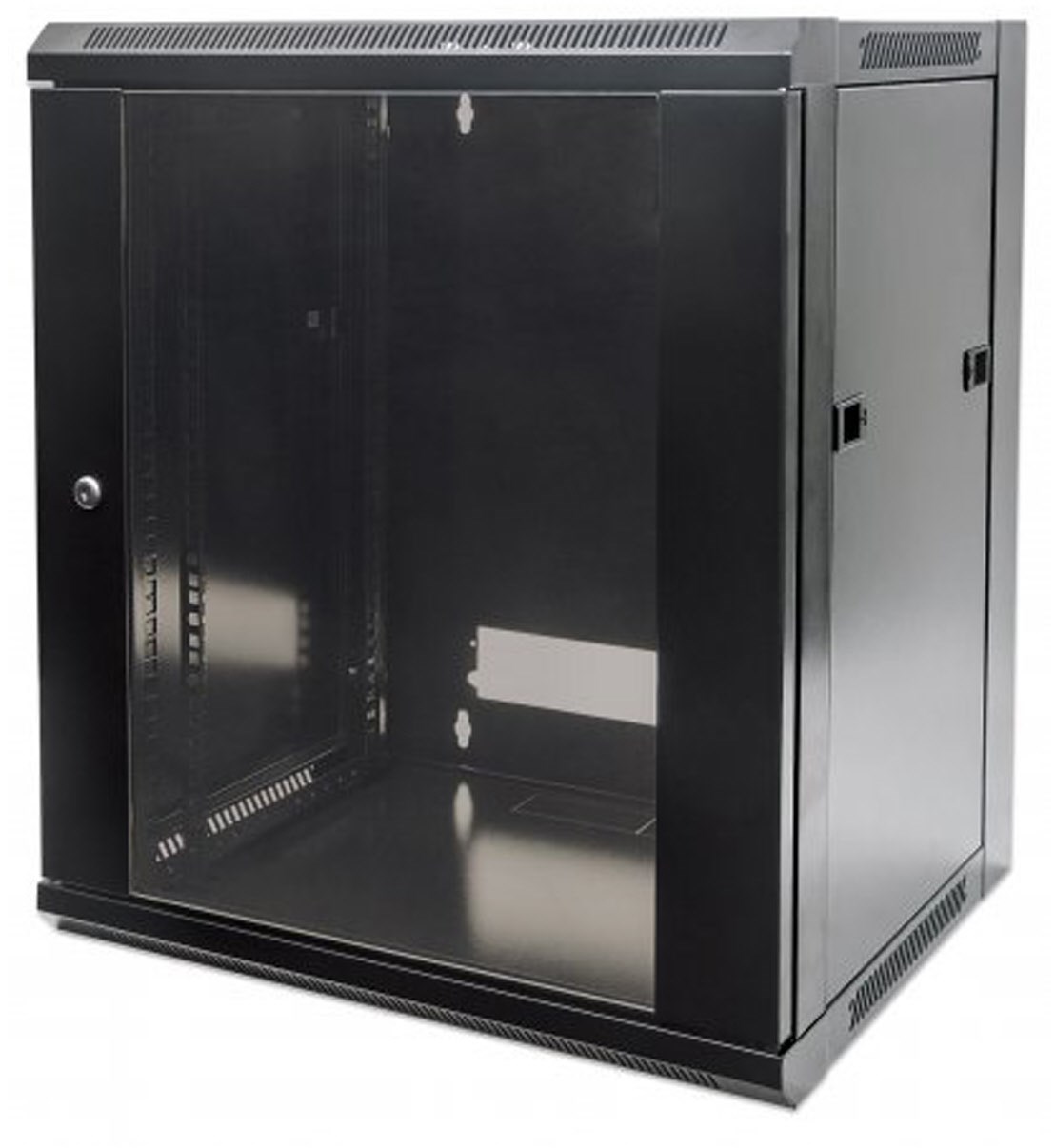 Wandverteiler 9HE 570x450mm unmontiert schwarz