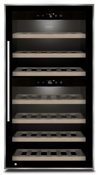 WineComfort 66 Stand-Weinkühl-/Klimaschrank schwarz