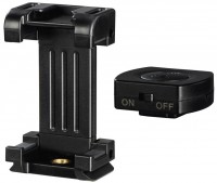Smartphonehalterung Pro II 9,5cm mit Bluetooth-Fernauslöser BRS2 schwarz