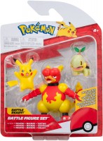 Battle Figur Set 3 Chelast, Pikachu#9, Magmar