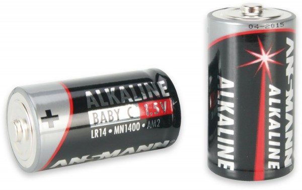 Alkaline Red 4er Pack Batterie schwarz