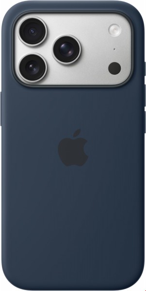 Silikon Case mit MagSafe für iPhone 17 Pro mitternacht