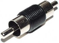 GS 91 Cinch-Doppelstecker schwarz