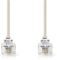 TCGP90200IV20 RJ11-Kabel (2m) RJ11-Stecker>RJ11-Stecker elfenbein