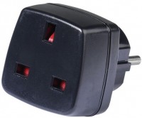 Reise Großbritannien Buchse-Schuko Reisestecker