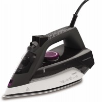 SI 4850 Dampfbügeleisen grau/weiß/violett, 2200 W, 110 g/min Dampfstoß, 25 g/min Dampfproduktion, Keramik-Bügelsohle, 240 ml Wassertank