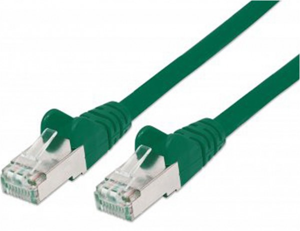 Patchkabel Cat6A CU S/FTP LSOH grün (0,5 m)