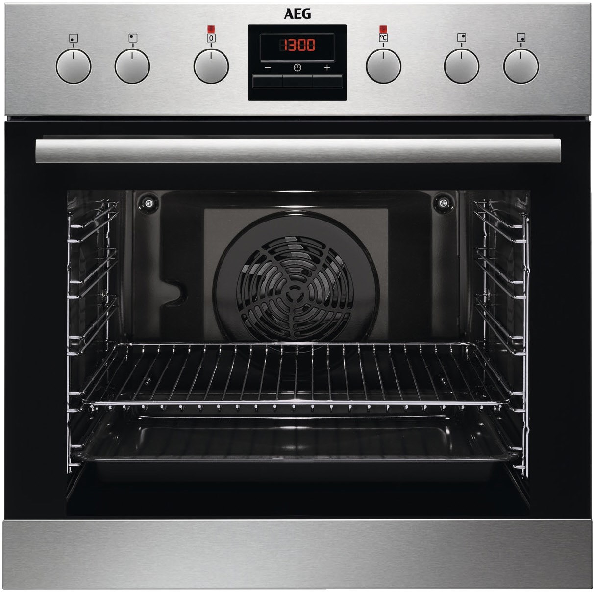 EES33101ZM Einbau Elektro-Herd edelstahl/cleansteel, 72 l, Pizza-Stufe, 59,4 cm breit, A