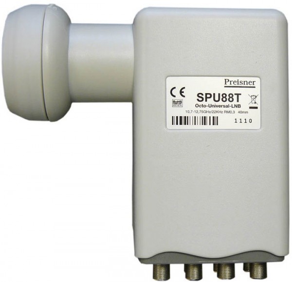 8 TN Feed 40 mm Octo-LNB Universal