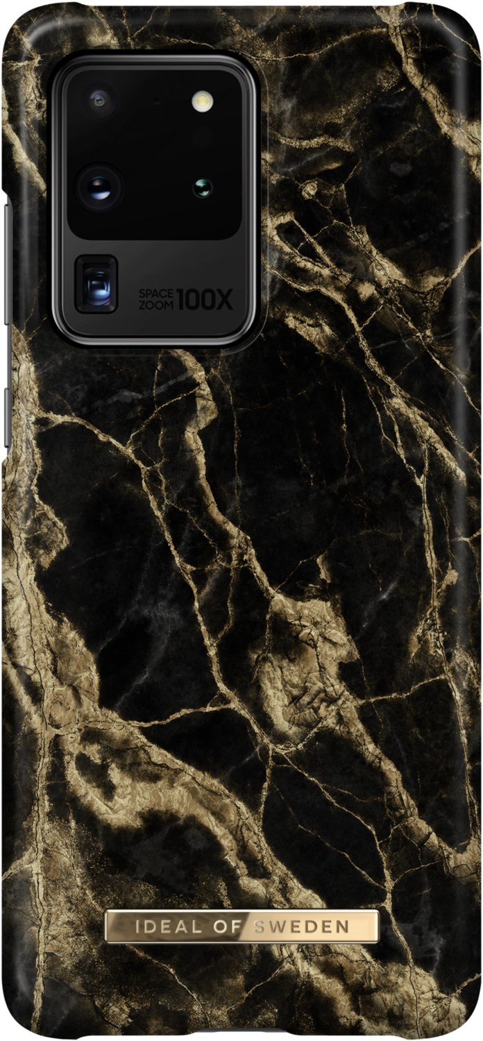 Fashion Case für Galaxy S20 Ultra golden smoke marble