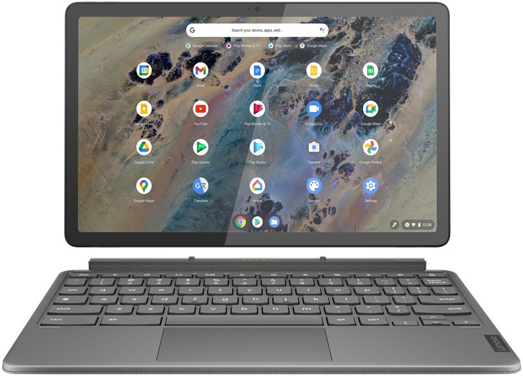 IP Duet 3 Chrome 11Q727 82T6000MGE 27,81 cm (10,95") Chromebook storm grey, IdeaPad, 8 GB RAM, Google Chrome OS, 2000x1200