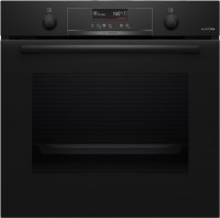 HBG4395B7 Einbaubackofen schwarz, 71 l, Pizza-Stufe, schnelles Vorheizen, Rückwand katalytisch beschichtet, 59,4 cm breit, A+, Serie 6