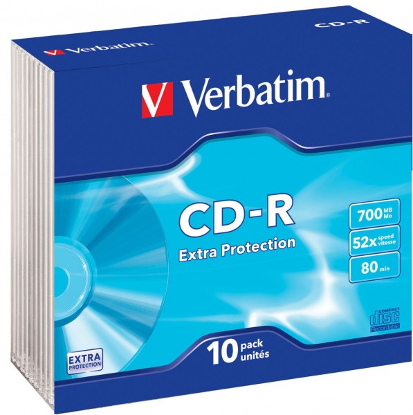 CD-R 52x 700MB (10er Slim Case) CD-R Rohling