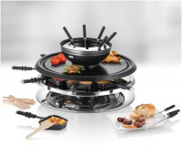 48726 Raclette Multi 4-in-1 Raclette-Fondue-Set edelstahl/schwarz