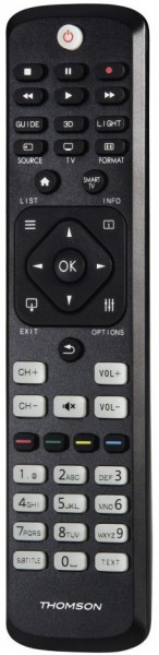 ROC1128PHI Ersatzfernbedienung für Philips TVs schwarz