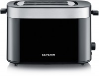 AT 9264 Doppelschlitz-Toaster schwarz/edelstahl