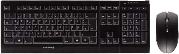 B.Unlimited 3.0 (DE) Kabelloses Tastatur-Set schwarz