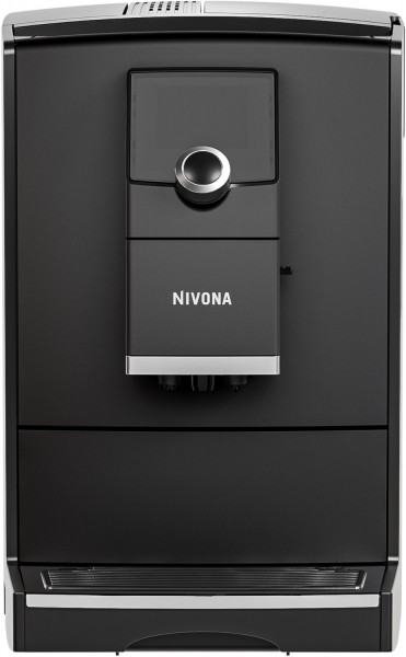 CafeRomatica NICR 790 Kaffee-Vollautomat mattschwarz/chrom, Latte Macchiato/Cappuccino, Stahl-Kegel-Mahlwerk, 15 bar, 2,2 l, Steuerung über Smartphone