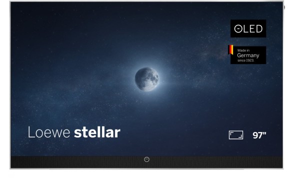 stellar 97 dr+ (VIDAA OS) 245 cm (97") OLED-TV alu brushed/alu, 4K Ultra HD, Smart-TV, 144 Hz, Sprachsteuerung