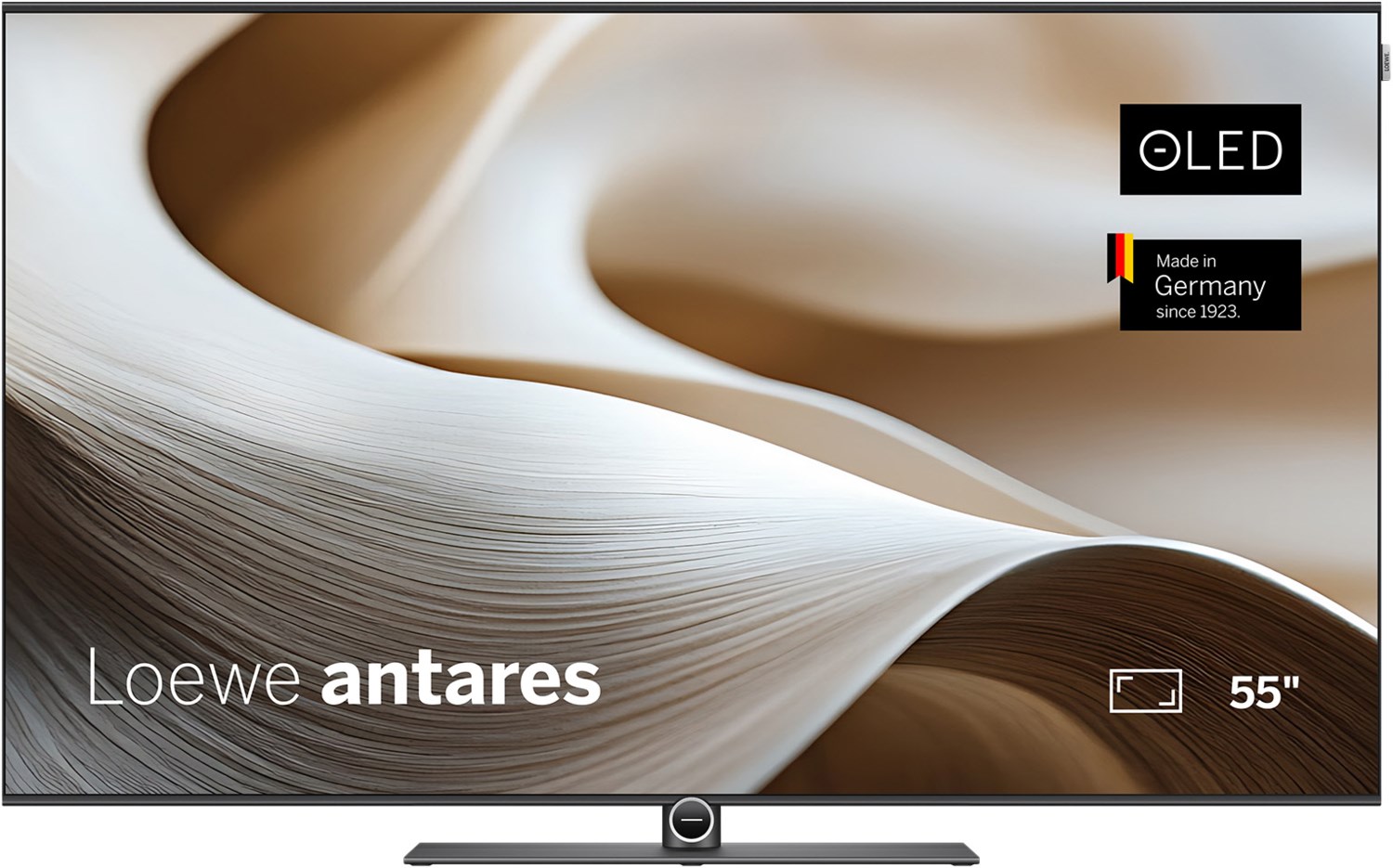 Image of antares 55 139 cm (55") OLED-TV alu black/black, 4K Ultra HD, Smart-TV, 144 Hz, Sprachsteuerung