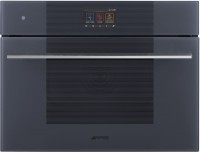 SO4104S4PG Elektro-Backofen mit Dampfgarer neptune grey, schnelles Vorheizen, Hefeteig-Gärstufe, SousVide-Funktion, 59,7 cm breit, A++, grau, Linea