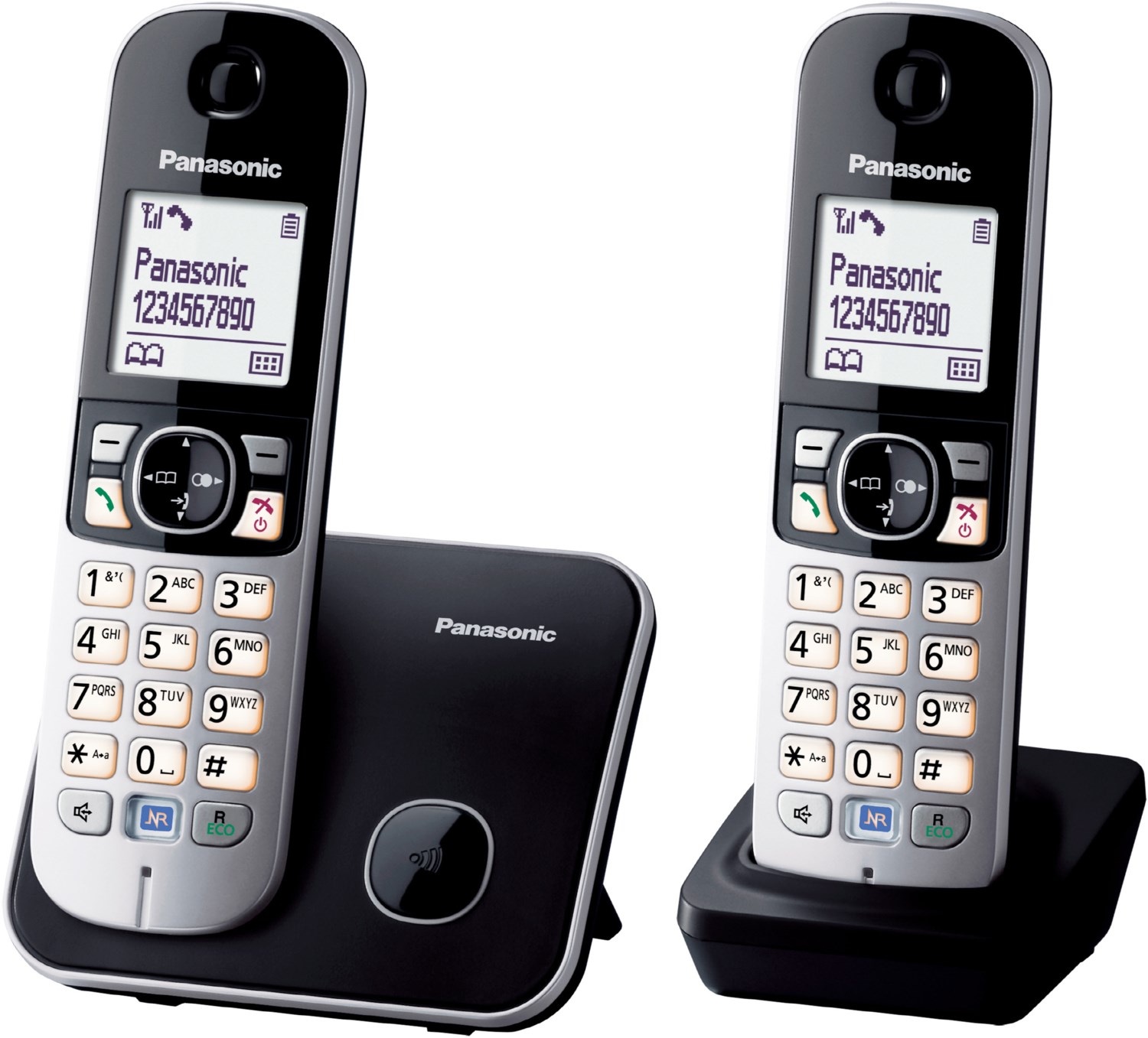 Panasonic KX TG6812GB Schnurlostelefon schwarz  - Onlineshop EURONICS