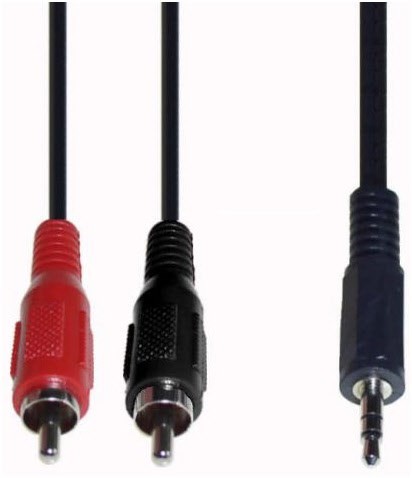 B 113 Adapterkabel (1,5m) Cinch/Klinkenkabel