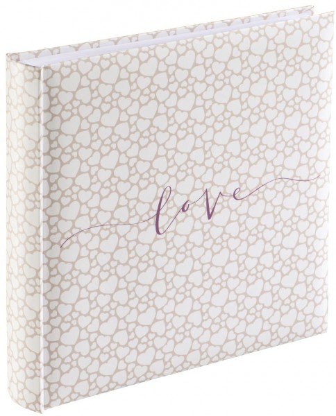 Jumbo-Album Romance 30x30cm 80 weiße Seiten beige/weiß