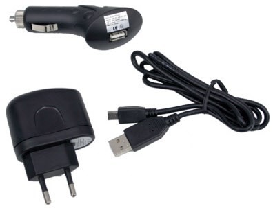 D 999/USB 3 IN 1 Mini-USB-Ladegerät