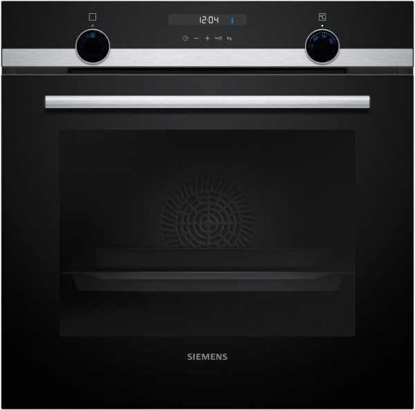 HB517GBS3 Einbaubackofen edelstahl, 71 l, 59,4 cm breit, A+, iQ500