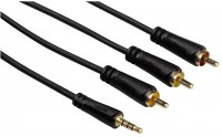 3,5-mm-Kl.-St. 4-pol.> 3 Cinch-St.