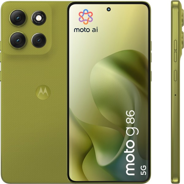 moto g86 Smartphone golden cypress green, 256 GB Speicher, 8 GB RAM, 50 MP Kamera, 6,67 Zoll Display, 55,3 Std. Akku, 5G, Android