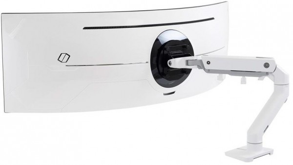 HX Monitor Arm mit HD-Gelenk für Bildschirm 49" weiß