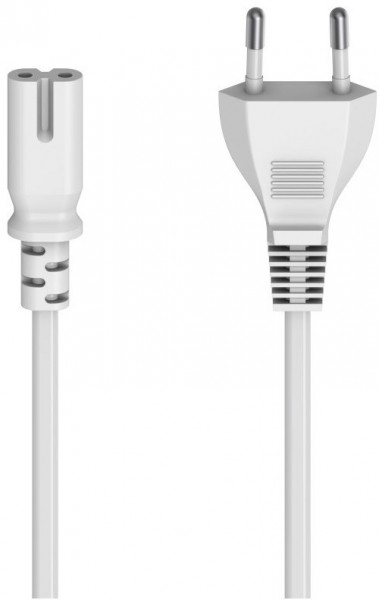 Netzkabel mit Eurostecker (5m) weiss
