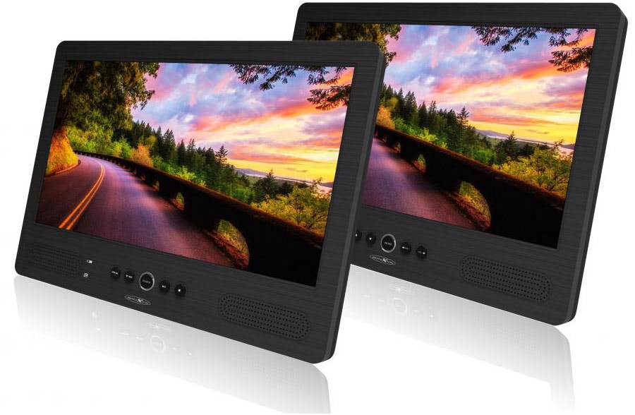 DVD1052 Twin Monitor mit DVD-Player, 10", 1024x600