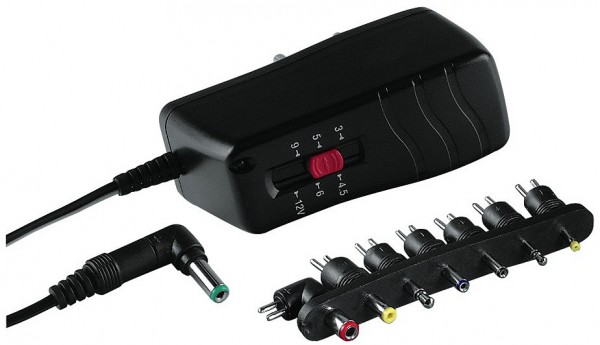 Electronic 2.5, 2500mA, stab. Universal-Netzteil schwarz