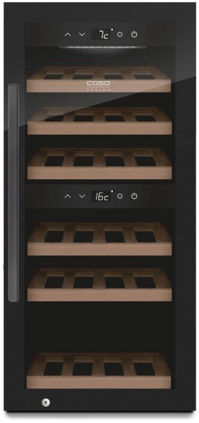WineExclusive 24 Smart Weintemperierschrank schwarz