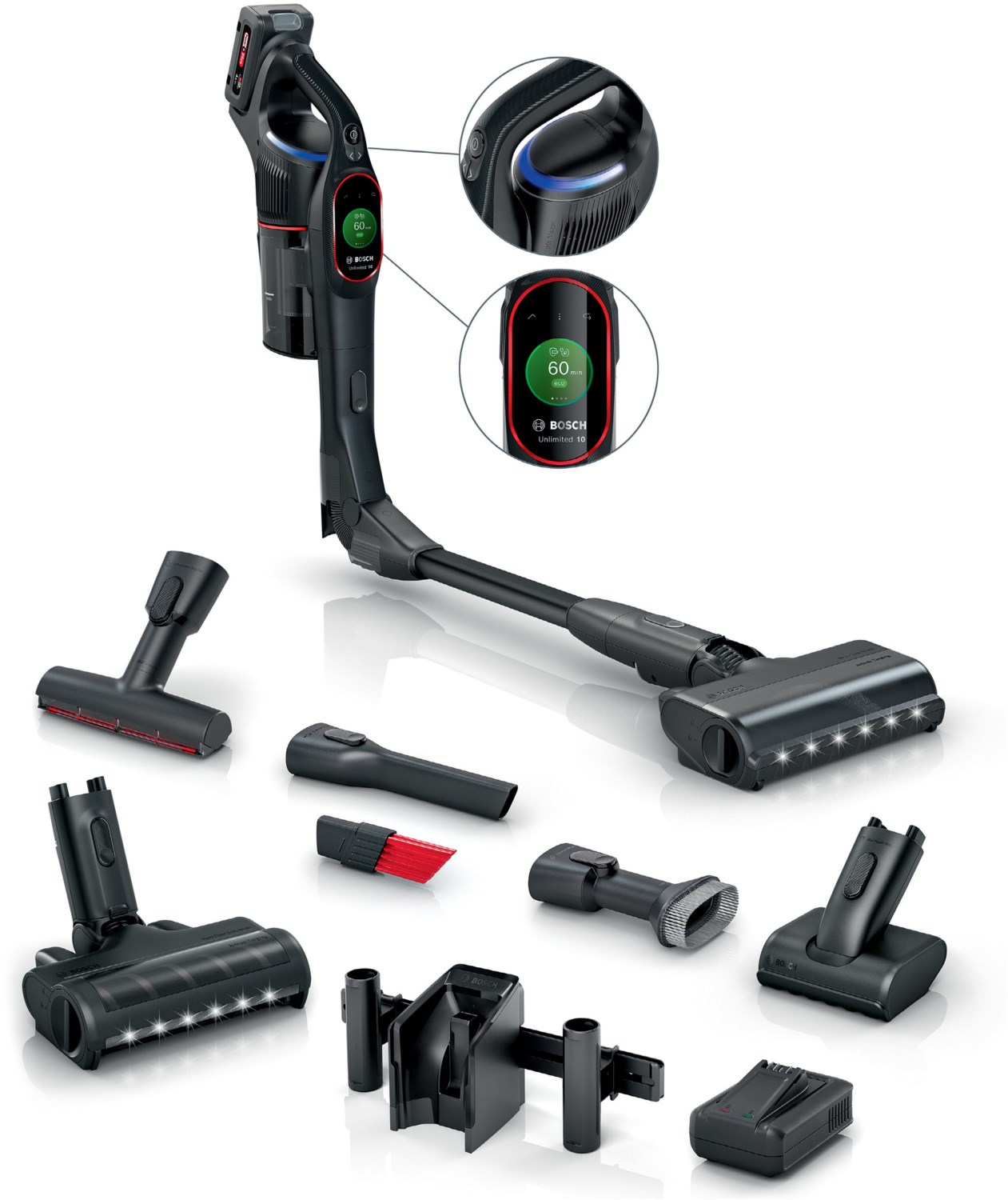 Image of BKS1051POW Akku-Stielstaubsauger schwarz