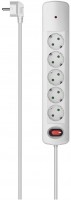 Steckdosenleiste 5-fach (1,5m) weiss