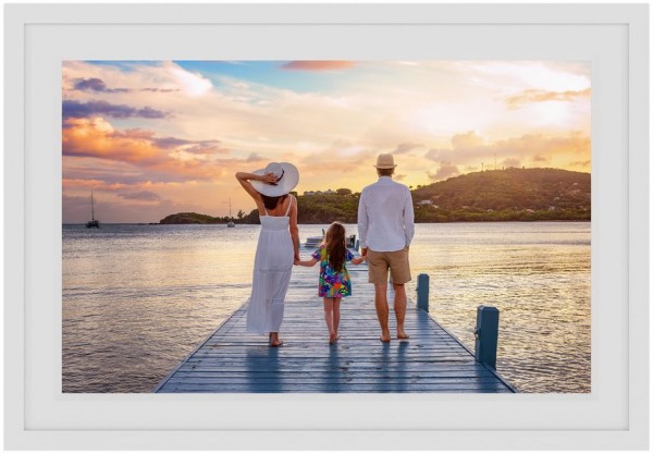 F10W Smart Photo Frame (10,1") digitaler Bilderrahmen weiß