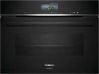 CS736GCB1F Elektro-Backofen mit Dampfgarer schwarz, 47 l, Pizza-Stufe, WLAN, 59,4 cm breit, A+, iQ700